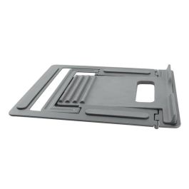Coolbox Soporte Atril Portátil Hasta 17 Pulgadas, Aleación de Aluminio, Gris Espacial, 4 Posiciones Ajustables