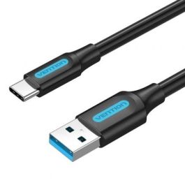 Vention COZBC Cable USB 3.0 USB-A Macho a USB-C Macho, Carga Rápida 60W, 5Gbps, 25cm, Negro, Doble Apantallamiento Precio: 5.50000055. SKU: B167RTGCFG