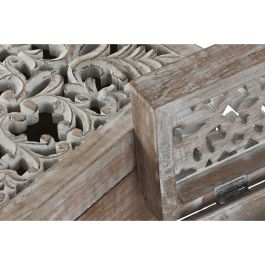 Joyero Indio DKD Home Decor Blanco Natural 15 x 11 x 25.5 cm Set de 2 Joyero Indio DKD Home Decor Blanco Natural 15 x 11 x 25.5 cm Set de 2
