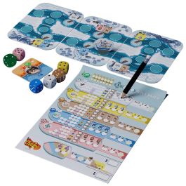 Chilifox CFRIV01ES Riverside Juego de mesa roll & write temático para 1-6 jugadores, 10 años