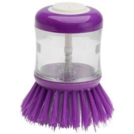 Je cherche une Idee Cepillo Limpia Vajilla con Depósito Rellenable y Botón Dispensador para Cocina