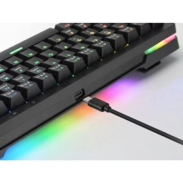Mars Gaming Teclado Mecánico MKMINIPRO/ Switch Marrón/ Negro Diseño 60% RGB Compacto para Gaming