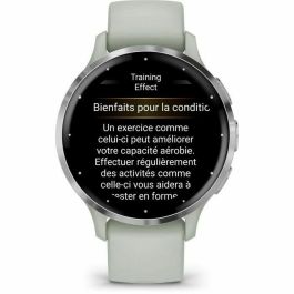 Garmin GAR1707620854677 Reloj GPS Conectado Venu 3S, 30,4 mm (1.2), Acero Soft Gold, Caja y Correa Silicona Rosa