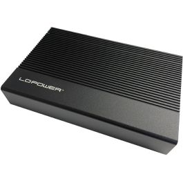 LC-Power LC-35U3-C Carcasa Disco Duro/SSD 3.5" USB 3.2 Gen 2 Tipo C Aluminio Negro para Serial ATA II/III 6 Gbit/s