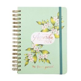 Agenda Anual (2026) Catalan Finocam Flower Journal Wire-O Tapa Extra Con Goma E10 155X212 D/P Verd Precio: 17.5899999. SKU: B1FTVB3VW3