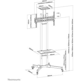 Soporte TV Neomounts PLASMA-M1700E 32-70" 32" 50 kg