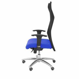 Piqueras y Crespo Sillón Sahuco Bali Azul con Mecanismo Sincro, Asiento en Tejido Bali y Respaldo de Malla - 13SBALI229 Piqueras y Crespo Sillón Sahuco Bali Azul con Mecanismo Sincro, Asiento en Tejido Bali y Respaldo de Malla - 13SBALI229