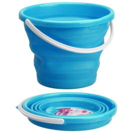 Je cherche une Idee Cubo Plegable 10 L Plástico y Silicona Colores Surtidos Ideal para el Hogar y Exterior