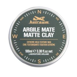 Hairgum Cera Arcilla Mate Fijación Extra Fuerte Peinado Hombre 100 ml