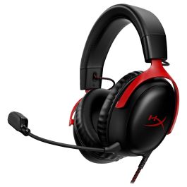HP Cloud III Auriculares Gaming 7.1 Sonido DTS Headphone:X Inalámbrico USB-C Negro Rojo Over-Ear Cancelación Ruido Micrófono Boom Extraíble Precio: 92.69000026. SKU: B1A9X6W7ZF