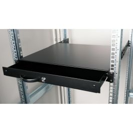 EQUIP Cajón 19" para Armarios Servidor 1U, con Cerradura, Negro