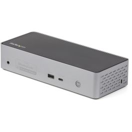 Startech Docking Station USB-C 15 en 1, Cuatro Pantallas 4K/5K (DP/HDMI), 100W Power Delivery, Gigabit Ethernet, Windows/macOS Startech Docking Station USB-C 15 en 1, Cuatro Pantallas 4K/5K (DP/HDMI), 100W Power Delivery, Gigabit Ethernet, Windows/macOS