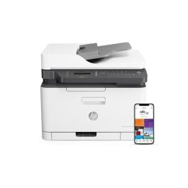 HP 179fnw Impresora Multifunción Láser Color Wi-Fi, Imprime, Escanea, Copia, Fax, Compacta, Móvil, Alta Calidad Color