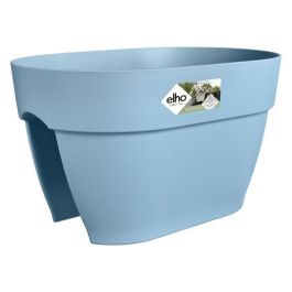 ELHO - Maceta - Vibia Campana Flower Bridge 40 - Vintage Blue - Balcón exterior - L 26 x W 39 x H 22 cm