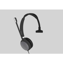 Yealink UH36 Auriculares USB con Cable para Comunicaciones Unificadas UC, Micrófono con Cancelación de Ruido, Jack 3.5mm, Cómodos