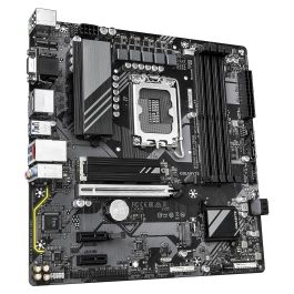 GIGABYTE B760M DS3H - Placa Base Intel B760 mATX LGA1700, 4x DDR5, PCIe 5.0, 2x M.2 PCIe 4.0, 2.5Gb Ethernet, USB 3.2 Gen 2 Type-C, HDMI, DisplayPort, SATA III