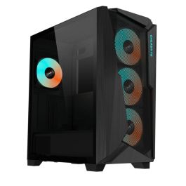 GIGABYTE C301 GLASS Midi Tower Gaming PC Negro con Ventana Lateral, Vidrio Templado, Iluminación RGB y Filtro Antipolvo Precio: 103.4999999. SKU: B1DCF32582