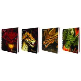 Bloc Folio Tapa Dura Rayado 80 Hojas/63 Grs. Dragones Con Stickers Precio: 5.50000055. SKU: B1DQFVBQPZ
