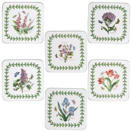 Portmeirion Botanic Garden Set 6 Posavasos 10.5x10.5 cm