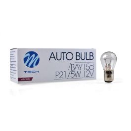 Lámpara M-Tech Bay15D 12 V P21-5 W Clear | 10 Unidades MTECZ15 Precio: 5.59000035. SKU: B1KHV7E3MY