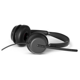 EPOS Auriculares Impact 860 ANC con Cancelación de Ruido Híbrida para Oficina/Centro de Llamadas, Conectividad Alámbrica USB-C, Color Negro