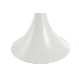 DKD Home Decor Lámpara de Sobremesa Urban Seta Blanco Marrón Claro, Materiales Metal y Cuerda, para bombilla E27, 50W, 30x48x30 cm