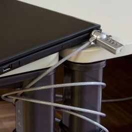 Logilink Cable antirrobo para portátil con combinación de 4 cifras, 1.50 metros, acero