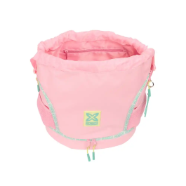 Bolsa Mochila con Cuerdas Munich Candy Rosa 35 x 40 x 1 cm