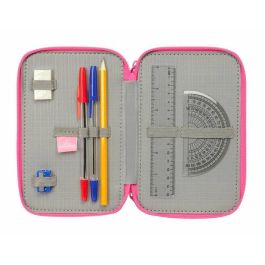 Safta Plumier Triple 37 Piezas Princesas 12,5x19,5x5,5cm