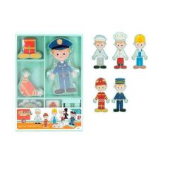 Puzzle magnetico de madera vestidos woomax. incluye 26 piezas. Precio: 11.96448. SKU: B19S9MVZRE