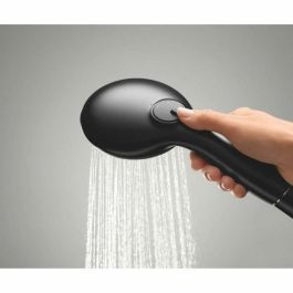 GROHE Vitalio Start 110 279462431 Rociador de Ducha con 2 Chorros (Lluvia/Estimulante), Ahorro de Agua, Proceso Antical, Negro Mate
