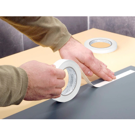 Q-connect Cinta Adhesiva Doble Cara 33 mt x 19 mm para Papel, Cartulina y Fotos