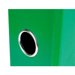 Liderpapel Archivador Folio 2 Anillas Mecanismo de Palanca 75mm Verde