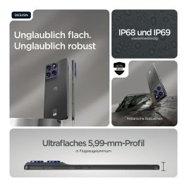 Motorola Edge 70 12GB 512GB 50MP 6.7'' AMOLED 120Hz Gris