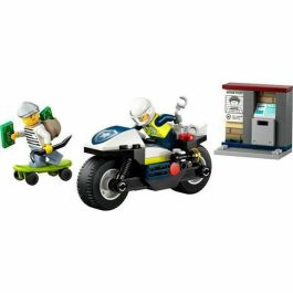 Lego City Police Juego de Construcción Persecución en Moto Policía 4 Años