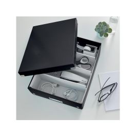 Caja Almacenamiento Leitz Click & Store Mediana Color Negro 280x100x370 mm