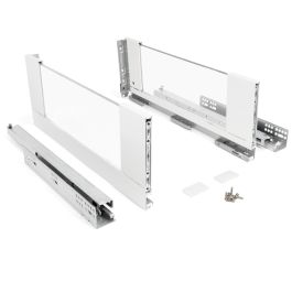 Herrajes Alk 1383.297 Cajón Qube H185 Extracción Total Amortiguado Laterales Cristal Blanco 500mm Ancho 40kg Precio: 46.58999972. SKU: B13A4NC3S9