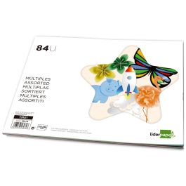 Bloc Trabajos Manuales Liderpapel Multiple 240x315 mm 84 Hojas Colores Surtidos 12 unidades