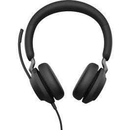 Jabra Evolve2 40 SE MS Stereo On-Ear Auriculares Alámbricos USB-C para Llamadas/Música Optimizados Microsoft Teams Negros Precio: 138.5000001. SKU: B176KFHTHX