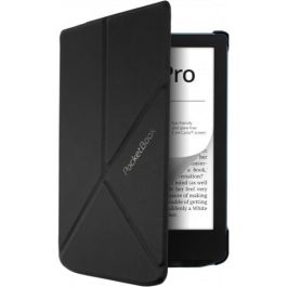 PocketBook H-SO-634-K-WW Funda Origami Negra para eReader Verse / Verse Pro de 6" de Microfibra y Poliuretano