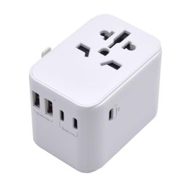 Ewent EW1470 Adaptador de Viaje Universal para 224+ Países con 2 USB y 3 USB-C Carga Multi-Dispositivo Alta Potencia Blanco Precio: 22.49999961. SKU: B1DJQP5DYJ