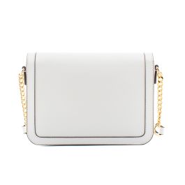 Bolso Bandolera Michael Kors Leida Blanco 23 x 16 x 7 cm