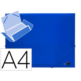 Carpeta Liderpapel Gomas Solapas 34962 Polipropileno Din A4 Azul Translucido Precio: 1.88999943. SKU: B1BJZNDBKC