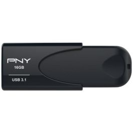 PNY Attache 4 USB 3.2 Gen 1 - Memoria USB de 16GB, color negro