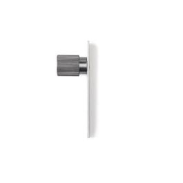 Pomo Aluminio Modelo Arpa Plate Con Placa Acabados Disponibles Efecto Inox, Negro Cepillado Y Laton Cepillado Acabado Efecto Inox Dist. Agujero Ø22 Viefe Precio: 8.59000054. SKU: B1A3GDBNQW
