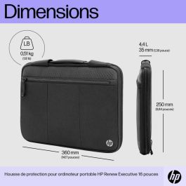 Funda HP Renew Executive para Portátiles hasta 14.1"/ Negro Funda HP Renew Executive para Portátiles hasta 14.1"/ Negro