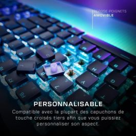 Roccat ROC0731855520145 Teclado Óptico Mecánico con Cable Vulcan II Max Azerty Negro