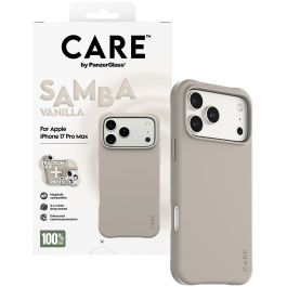 PanzerGlass Funda Fashionable MagSafe para iPhone 17 Pro Max, Vanilla, Resistente a golpes y arañazos, TPU 100% Reciclado