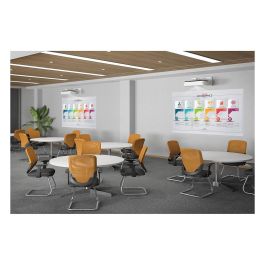 Epson EB-810E Proyector Láser Alcance Ultracorto 5000 Lúmenes Full HD 1080p, WiFi, HDR10, HDBaseT, Blanco