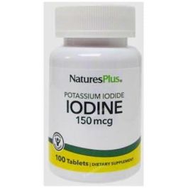 NATURES PLUS Yoduro Potásico 150 mcg, Contribuye a Función Tiroides, Cognitiva y Metabolismo Energético Normal, 100 Comprimidos Precio: 18.5000002. SKU: B1JARYNT44